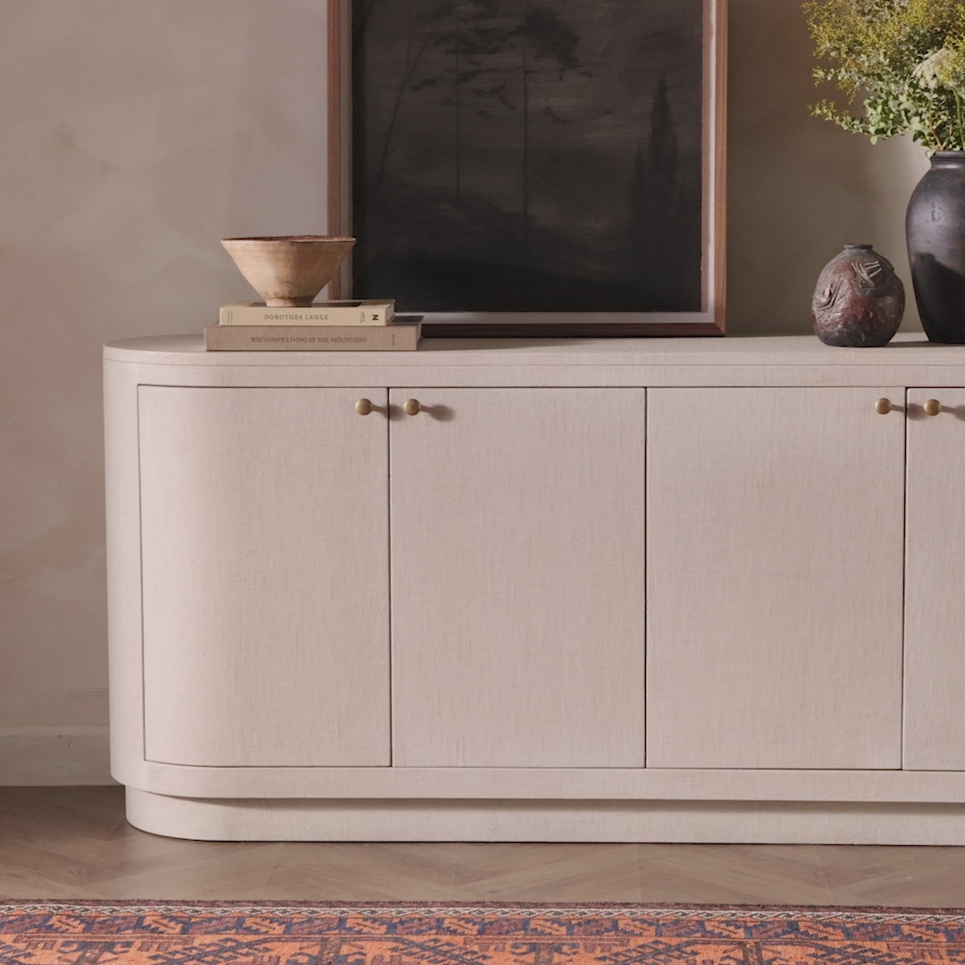 Painted Linen Sideboard